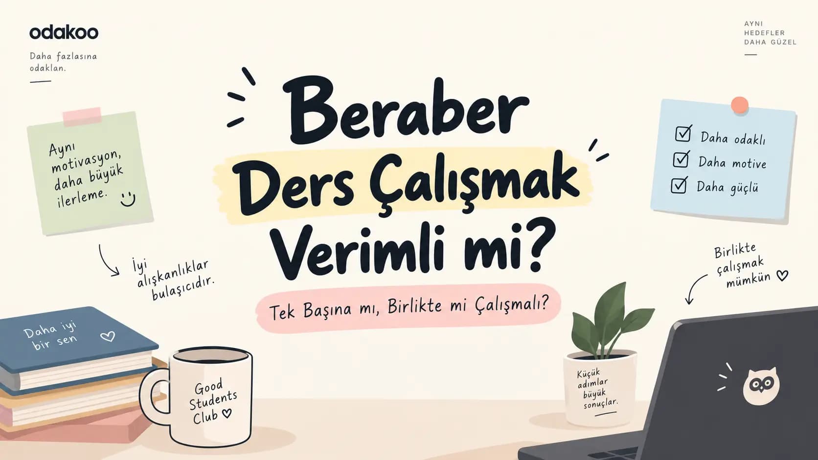 Beraber Ders Çalışmak Verimli mi? Tek Başına mı, Birlikte mi Çalışmalı?