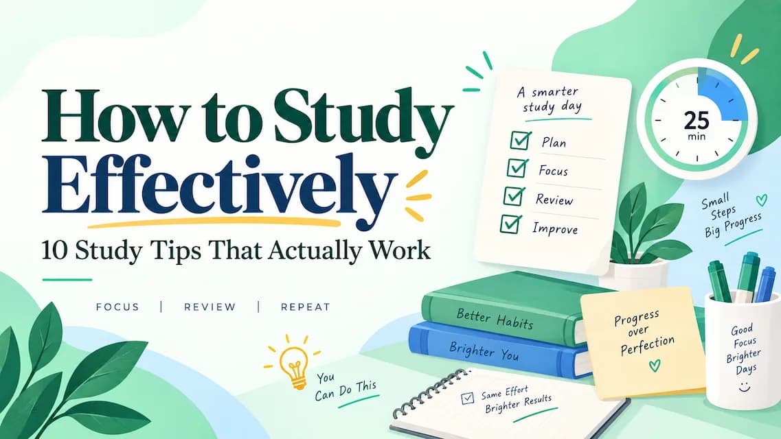How to Study Effectively: 10 Study Tips That Actually Work