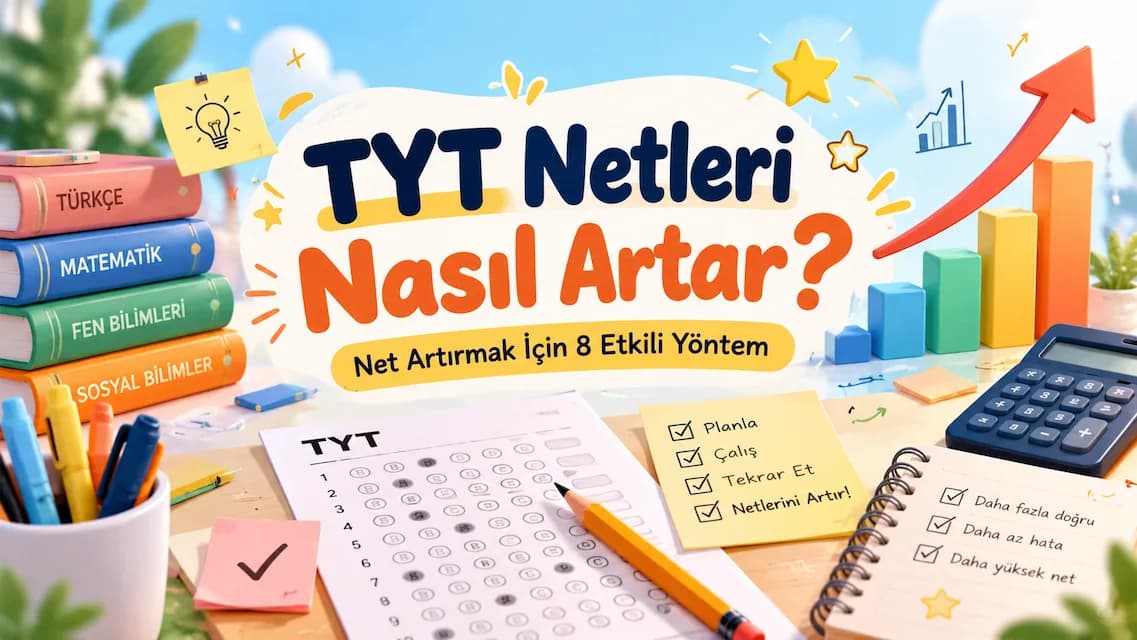 TYT Netleri Nasıl Artar? Net Artırmak İçin 8 Etkili Yöntem