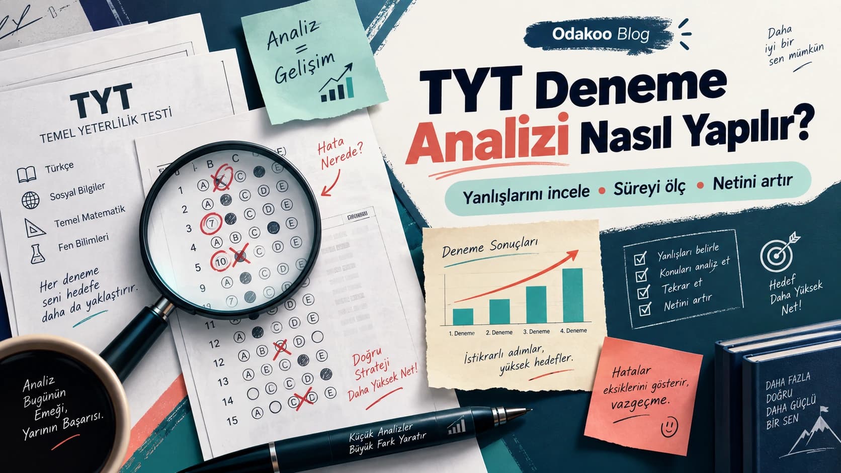 TYT Deneme Analizi Nasıl Yapılır? Net Artırmak İçin Yanlışlar Nasıl İncelenir?