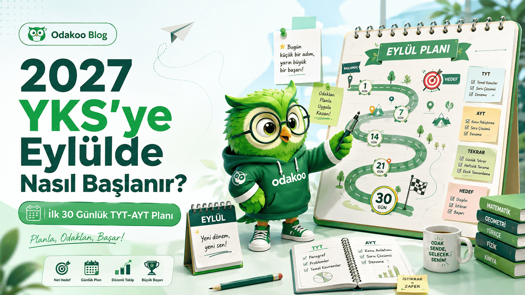 2027 YKS'ye Eylülde Nasıl Başlanır? İlk 30 Günlük TYT-AYT Planı