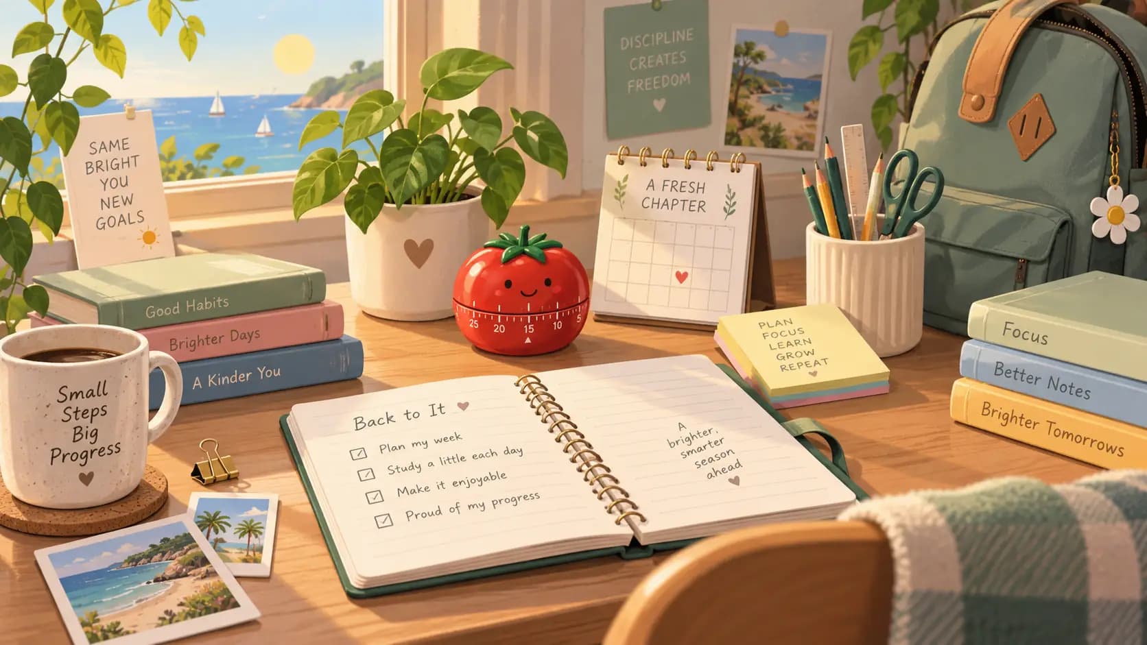 How to Get Back Into a Study Routine After Summer: A 7-Day Reset Plan