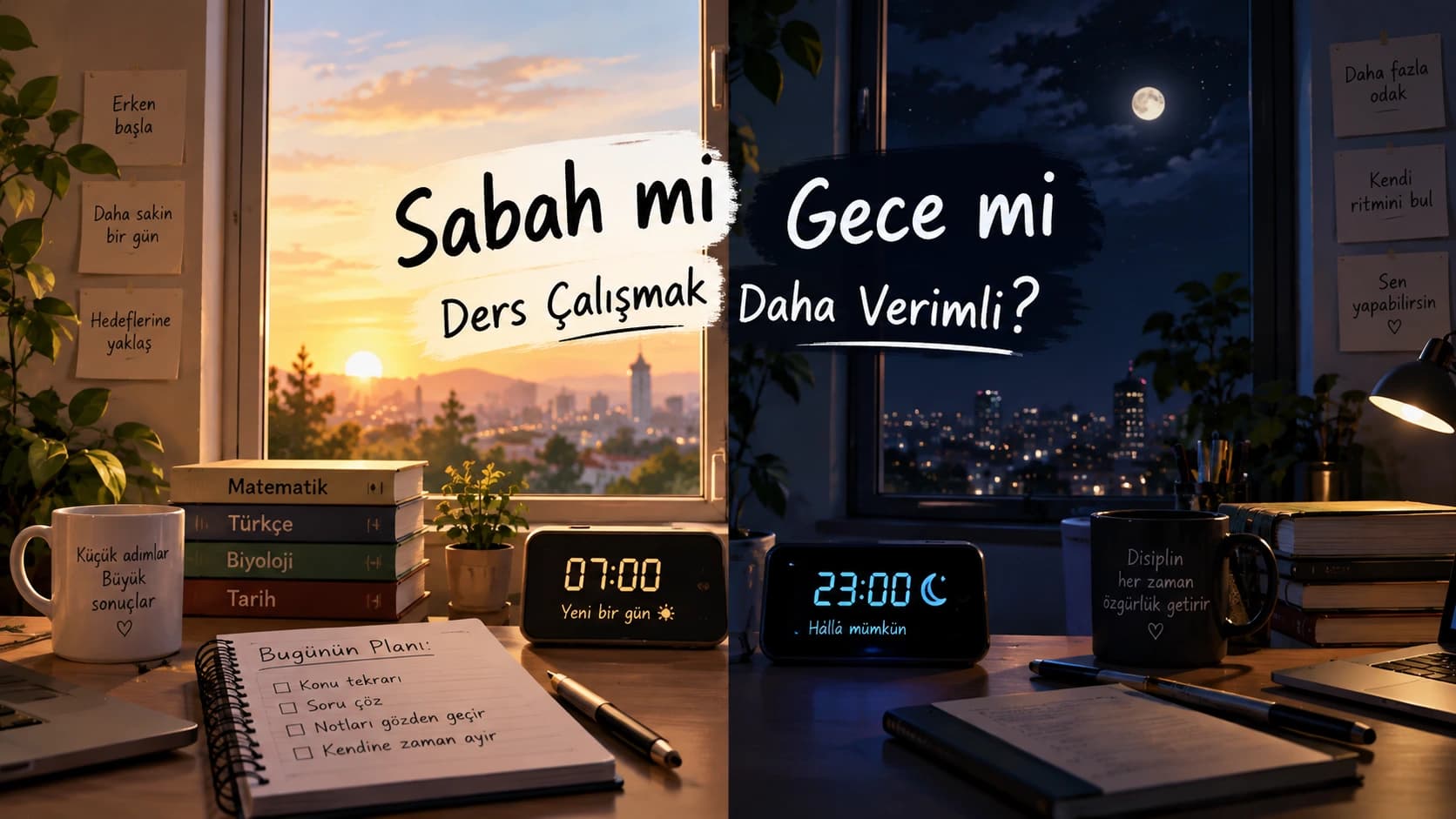 Sabah mı Gece mi Ders Çalışmak Daha Verimli?
