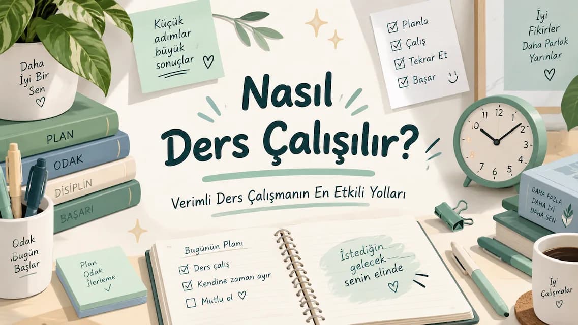 Nasıl Ders Çalışılır? Verimli Ders Çalışmanın En Etkili Yolları