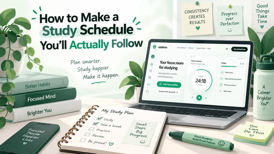 How to Make a Study Schedule You’ll Actually Follow