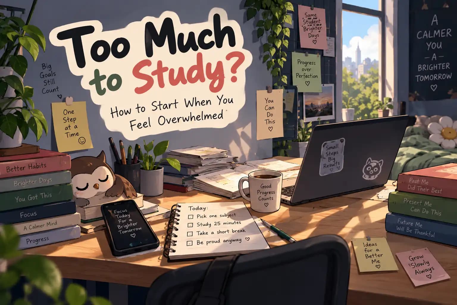 Too Much to Study? How to Start When You Feel Overwhelmed
